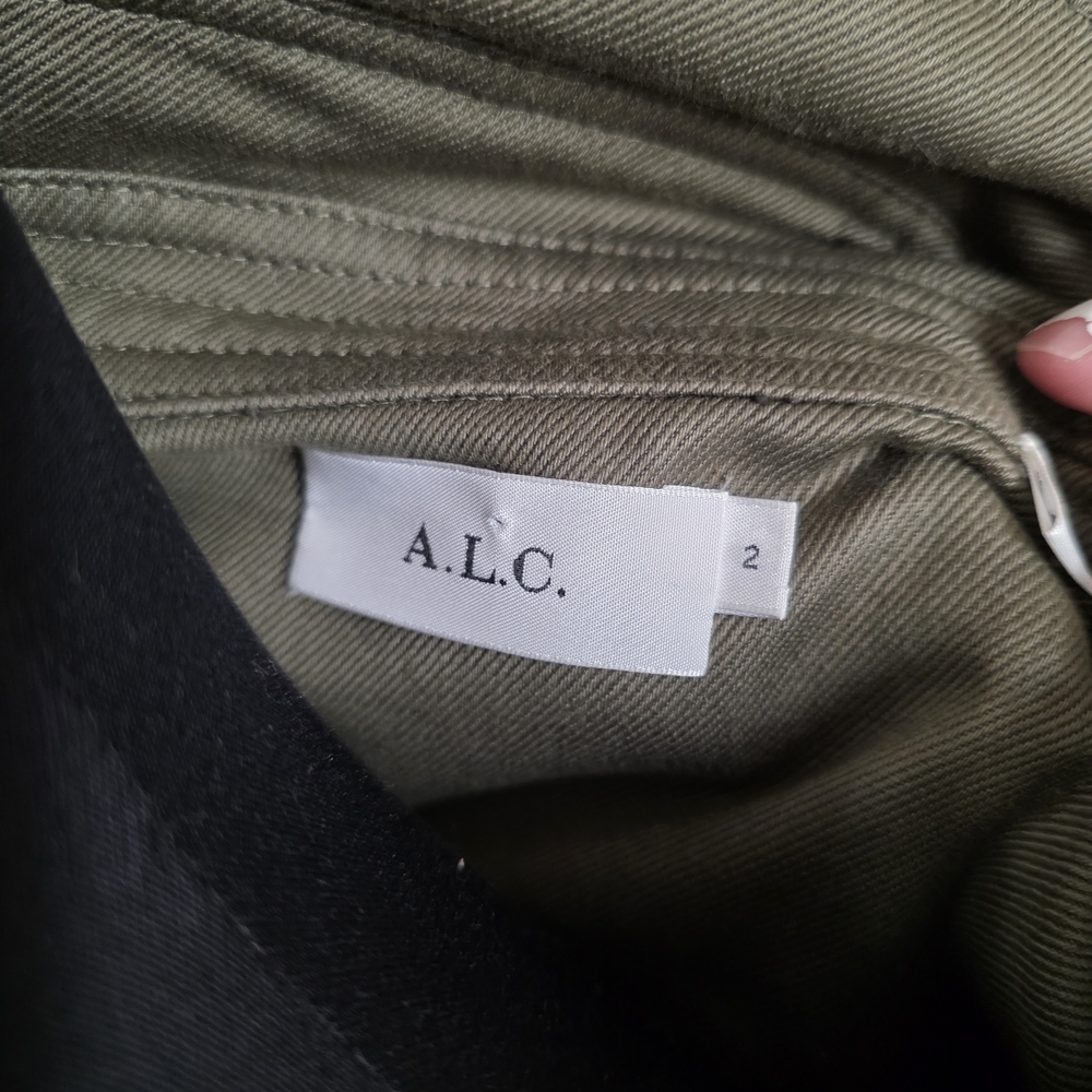 A.L.C. Olive Green Military-Style Utility Jacket - Picture 4 of 4